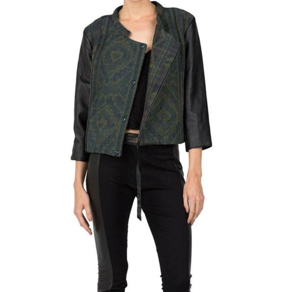 Cleobella Zinta Leather Jacket Free People NWOT